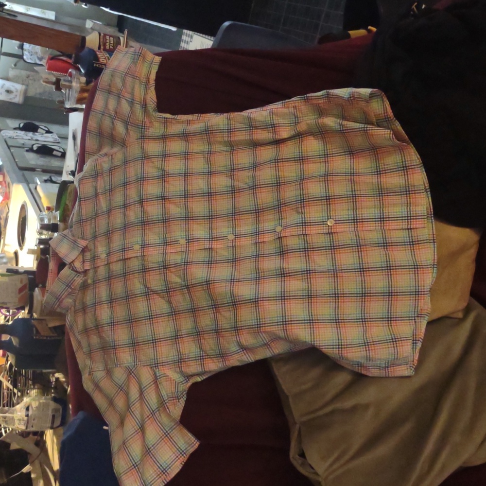 Men's Multicolor Plaid Shirt